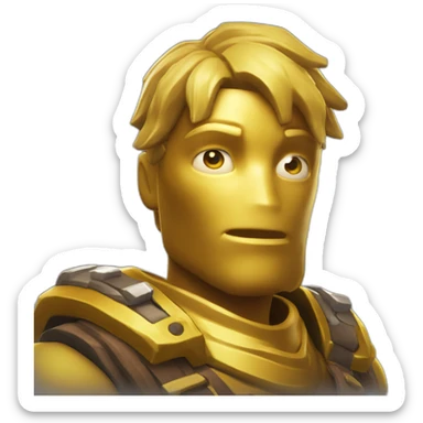 fortnite midas skin sticker