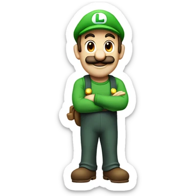 Luigi sticker