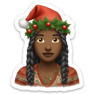 Boho Christmas  sticker