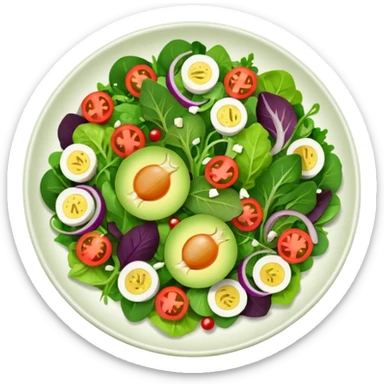 vegetarian salad sticker