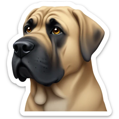 English mastiff sticker
