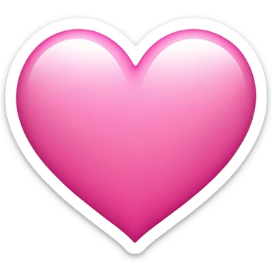 Like pink heart sticker