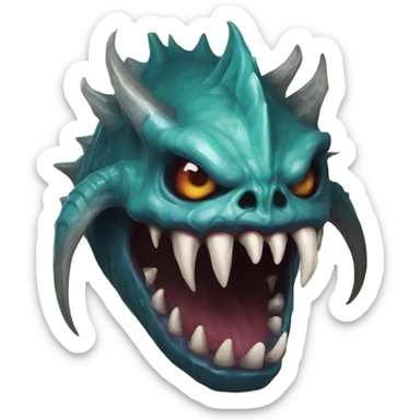 devourer from dungeons and dragons super realistic sticker