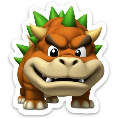 Bowser sticker
