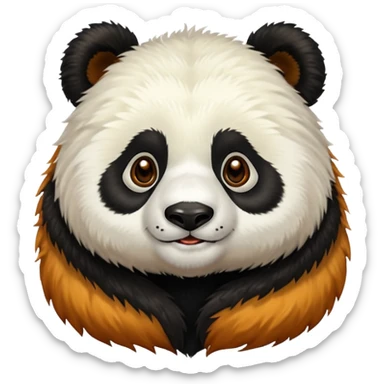 panda that is amber sticker