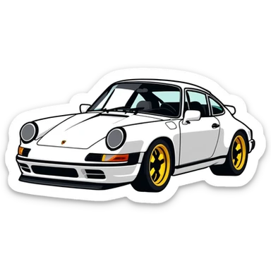 Porsche 911 sticker