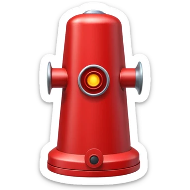 red alert siren sticker