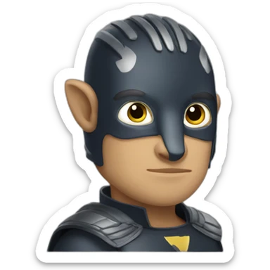 tapir-superhero sticker