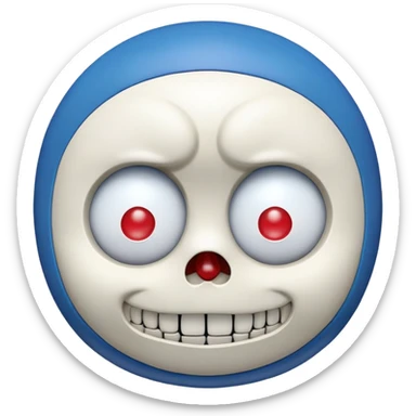 Doraemon horor sticker