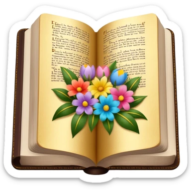 Easter themed singular Bible sticker