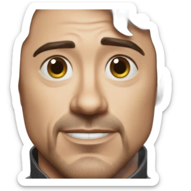 kirk lazarus robert downey jr sticker