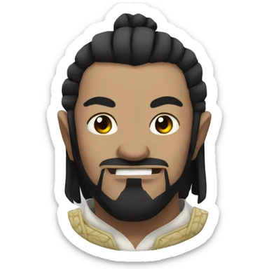 Muzan from demon slayer sticker