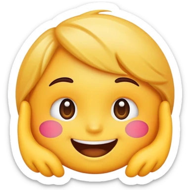 Cute iOS 18 emoji  sticker