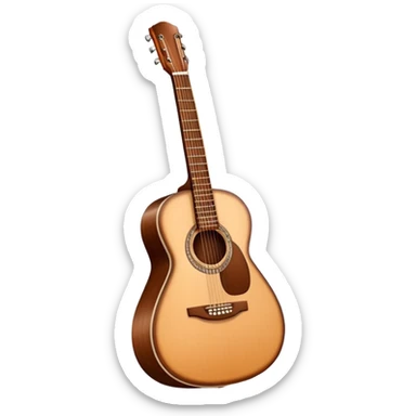 acoustic guitar sticker