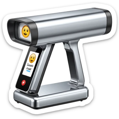 security mall metal scanner sticker