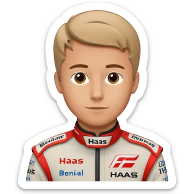 Ollie Bearman in Haas F1 Suit sticker