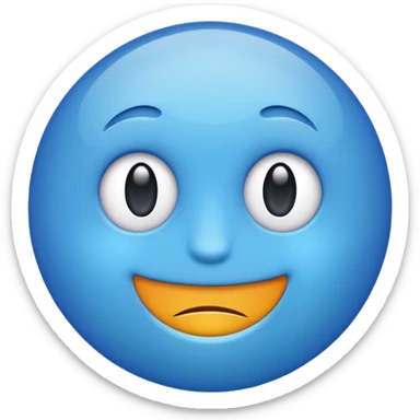 Create a verify parody badge  emoji with this ✅🔵 sticker