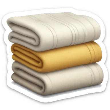 Folded Blankets sticker
