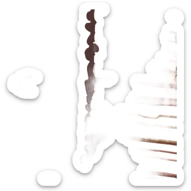 aesthetic book stack beige and light pink sticker