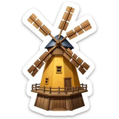 Windmill sticker