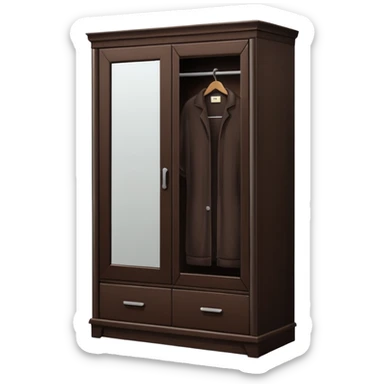 wardrobe modern closed mirror door sticker