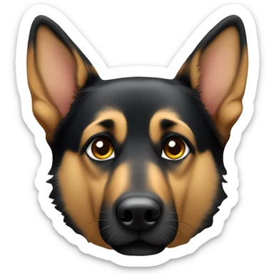 german shepard dog  sticker