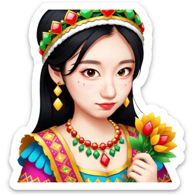 Colorful Parade Participant sticker