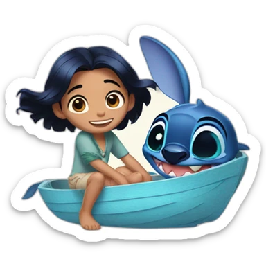 Lilo and stitch disney sticker