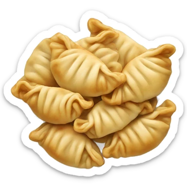 Plate of pirogies sticker