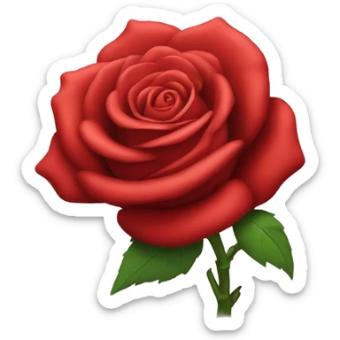 Red Rose  sticker