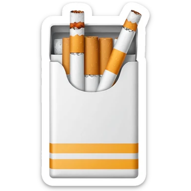 WITH A WHOLE PACK OF CIGARETTES
 sticker