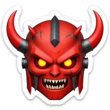 Diablo iPhone sticker