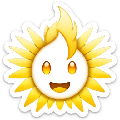 Una rayo moviéndose  sticker