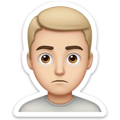 raising eyebrow sticker