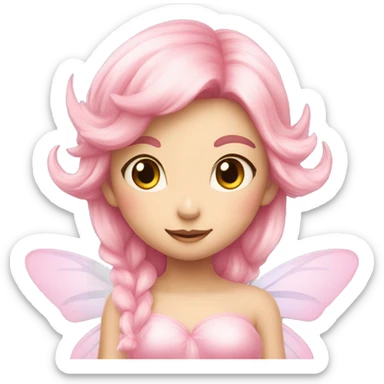 Shiny Pastel Pink Fairy Fakémon sticker