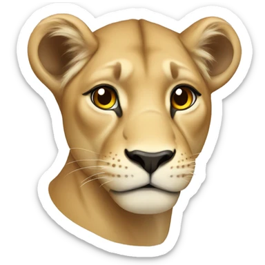 lioness sticker