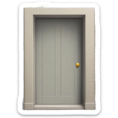 Door dashed  sticker