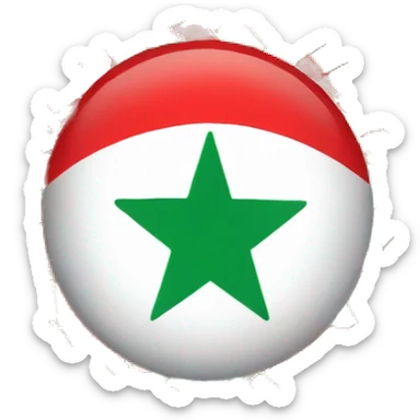 Le drapeau marocain Dominant sur le algérien  sticker