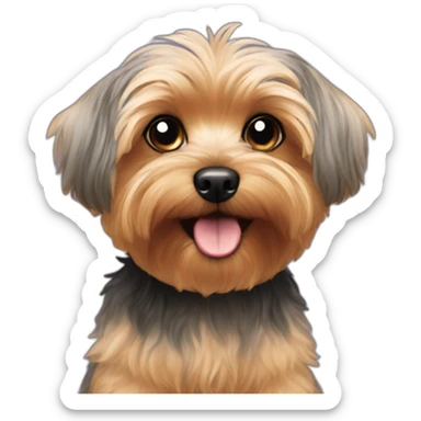 Yorkie poo sticker