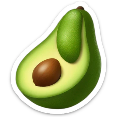Avocado the dancing fruit sticker