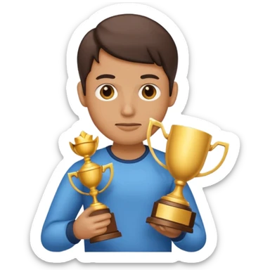 Create an emoji that reflects people that asks a lot of questions and get rewarded as most active participant in a training sticker