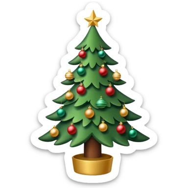 arbol de navidad sticker