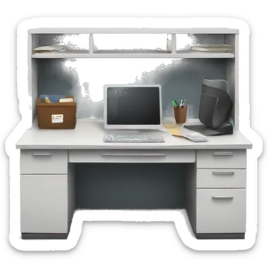 Office desk sticker