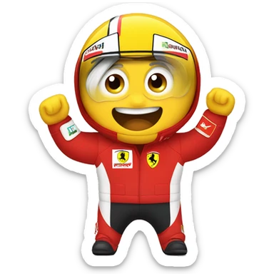 SCUDERIA FERRARI winner  sticker