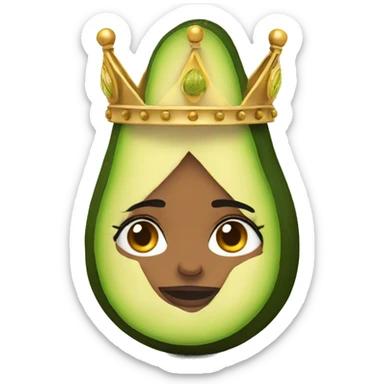A Queen whit 1 avocado sticker