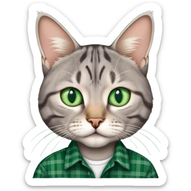 kurt cobain is cat sticker