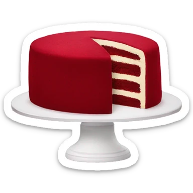 Red velvet cake  sticker