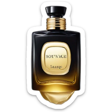 DIOR SAUVAGE perfume sticker