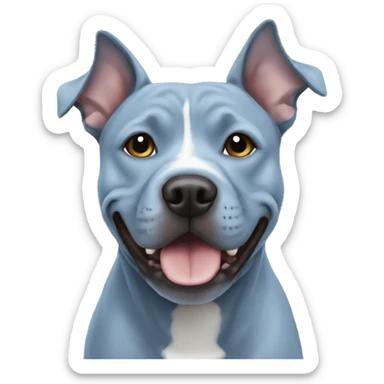 blue staffy sticker