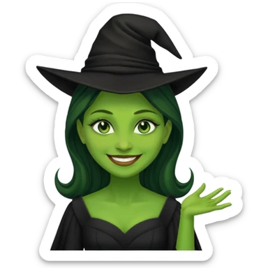 Elphaba wicked movie sticker